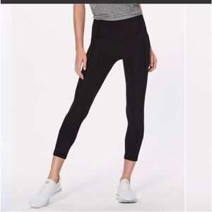 Lululemon All The Right Places Crop II *23" Black Size 10